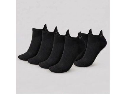 Ponožky Tab 3Pack Black - GymBeam