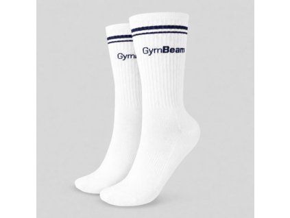 Ponožky Crew White - GymBeam
