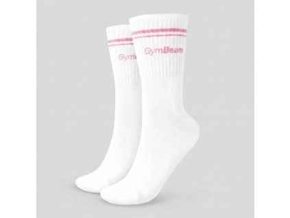 Ponožky Crew Pink - GymBeam