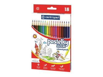 centropen Pastelky 18 ks