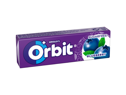 Orbit Blueberry dražé 30 x 14 g