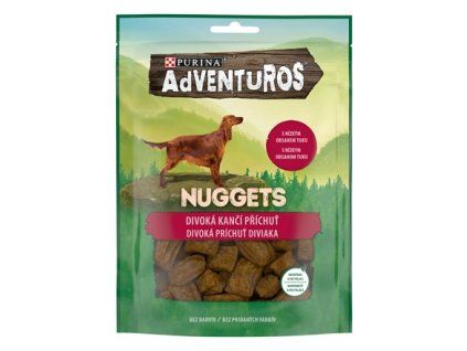 Adventuros Nuggets maškrty pre psov diviačie 90 g