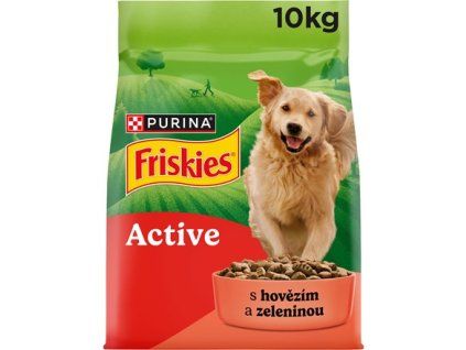 Friskies Active granule pre psov hovädzie 10 kg