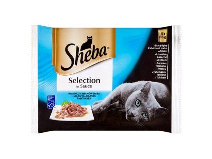 Sheba Select rybie pre mačky 4 x 85 g