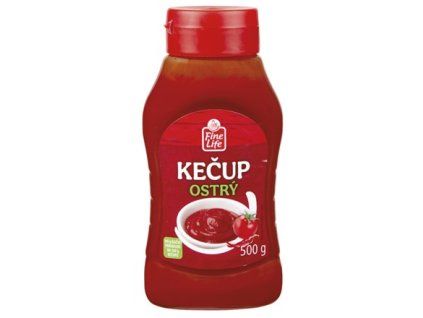 Fine Life Kečup ostrý 500 g
