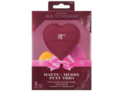 Real Techniques VB Sada hubiek MATTE + MERRY PUFF TRIO;