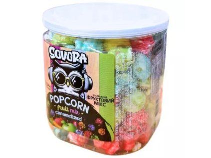 Sovora Popcorn karamel fruit mix cup 60g