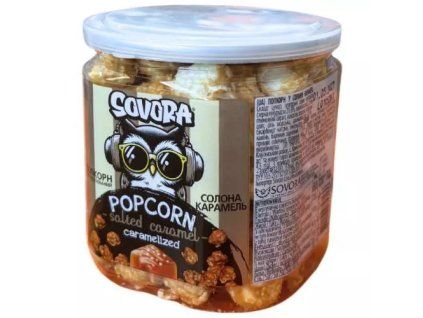 Sovora Popcorn karamel salted caramel cup