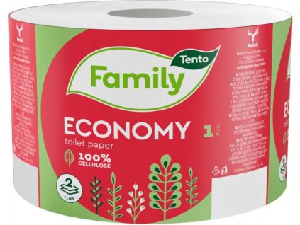 748540 tento family economy 2vrstvy toaletni papir 60 metru 1 role