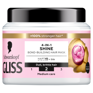 Henkel kosmetika Gliss maska 400ml Shine 4-in-1