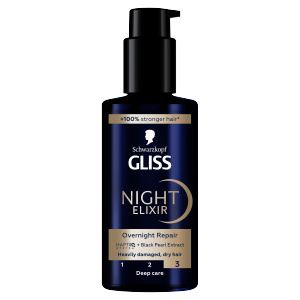 Henkel kosmetika Gliss Night Elixir 100ml Ultimate Repair