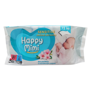 SOLVENT všechny privatky PKS Happy Mimi obrúsky (72ks/fol) mandle