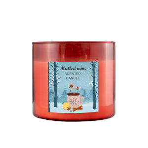 SOLVENT Import dod. PL Q Home vonná sviečka Mulled Wine 390g