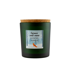 SOLVENT Import dod. PL Q Home vonná sviečka Spruce and Snow 125g