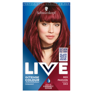 Henkel kosmetika Live Intense Colour 043 Vášnivá červená
