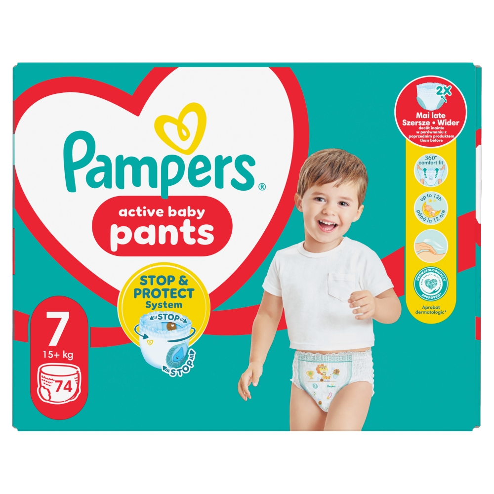 Procter and Gamble Pampers kalh plienky MB S7 (74ks/kra)