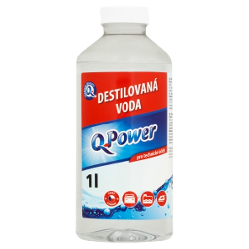 Q Power destilovaná voda 1l