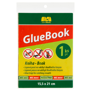 GlueBook lapač kniha na lezúci hmyz