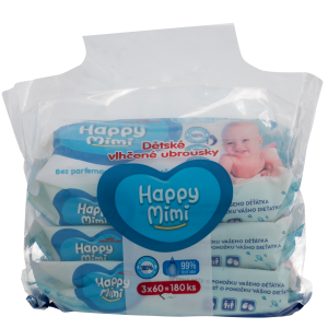 Happy Mimi hydratačný krém 99% voda (3x60ks/fol)