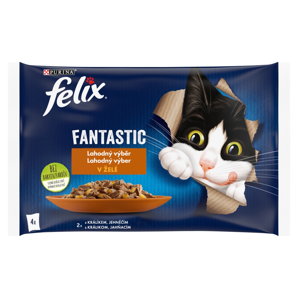 Felix vrecko (4x85g/sac) králik jahňa