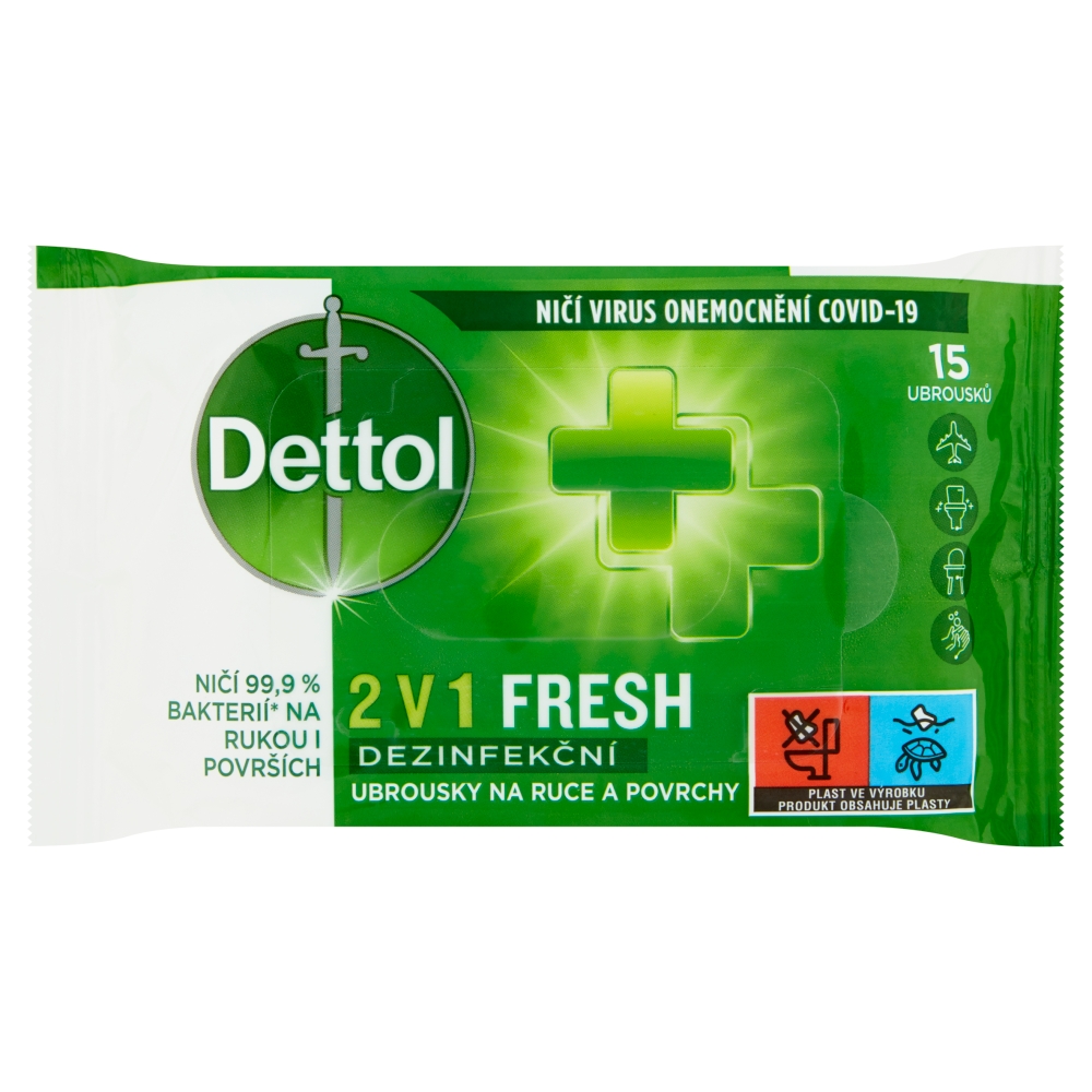 Dettol obrús (15ks/sac) ruky a povrch