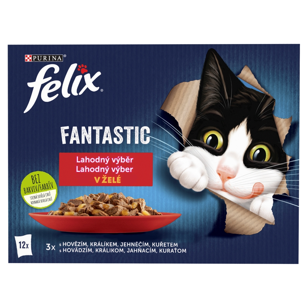 Felix vrecko (12x85g/kra) mäsový mix