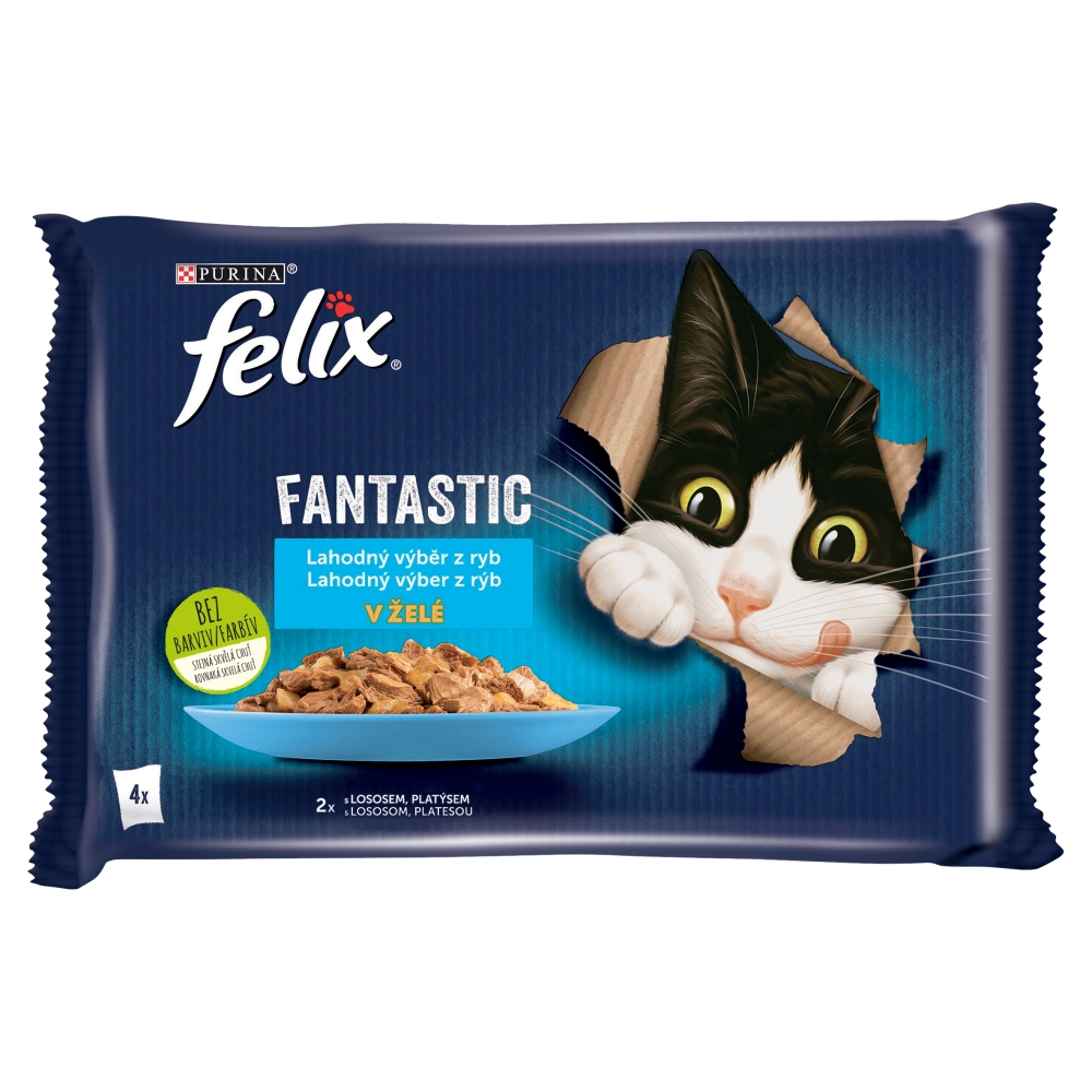 Felix vrecko (4x85g/sac) losos platesa