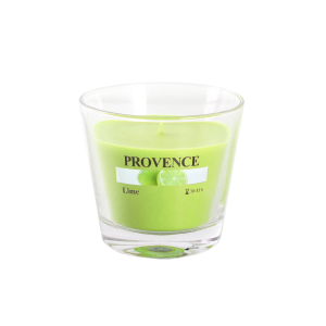 PROVENCIA sviečka sklo 140g Lime