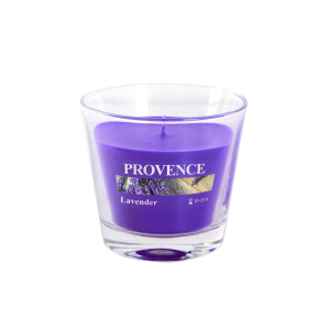 PROVENCIA sviečka sklo 140g Levander