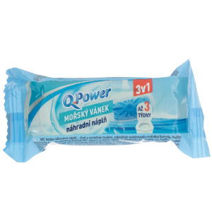 Q Power WC náh náplň 40g morský vánok