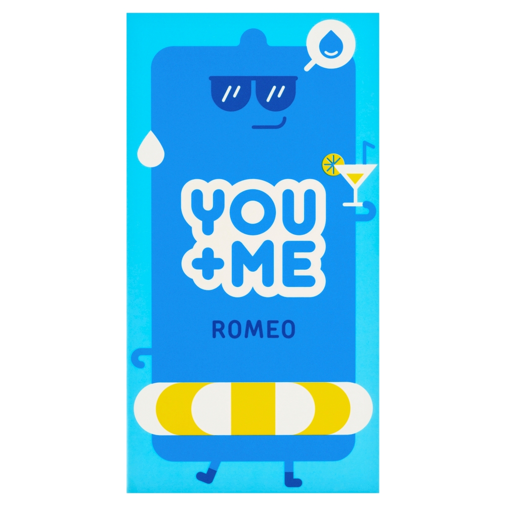 YOU&ME kondómy (12ks/kra) Lubricated