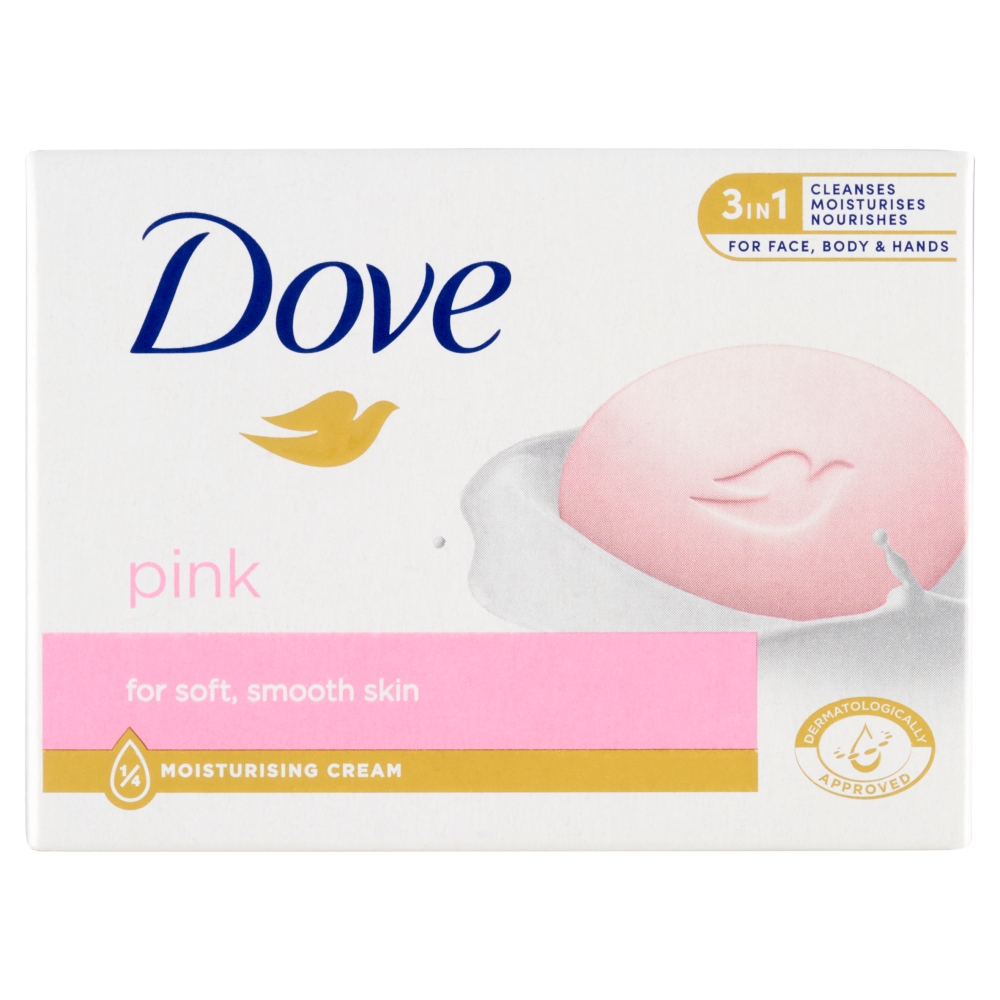 Dove tuhé mydlo 90g Pink
