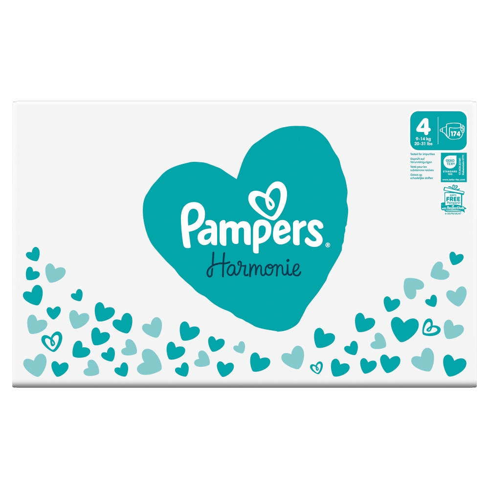 Pampers plienky Harmónia M Box 174ks S4