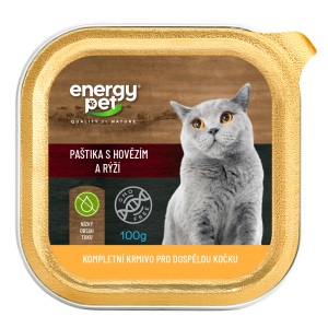 Energy Pet paštéta 100g hovädzej ryže