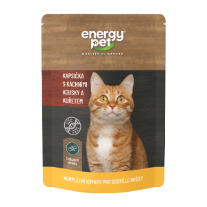 Energy Pet vrecko mačka 100g kach a kura