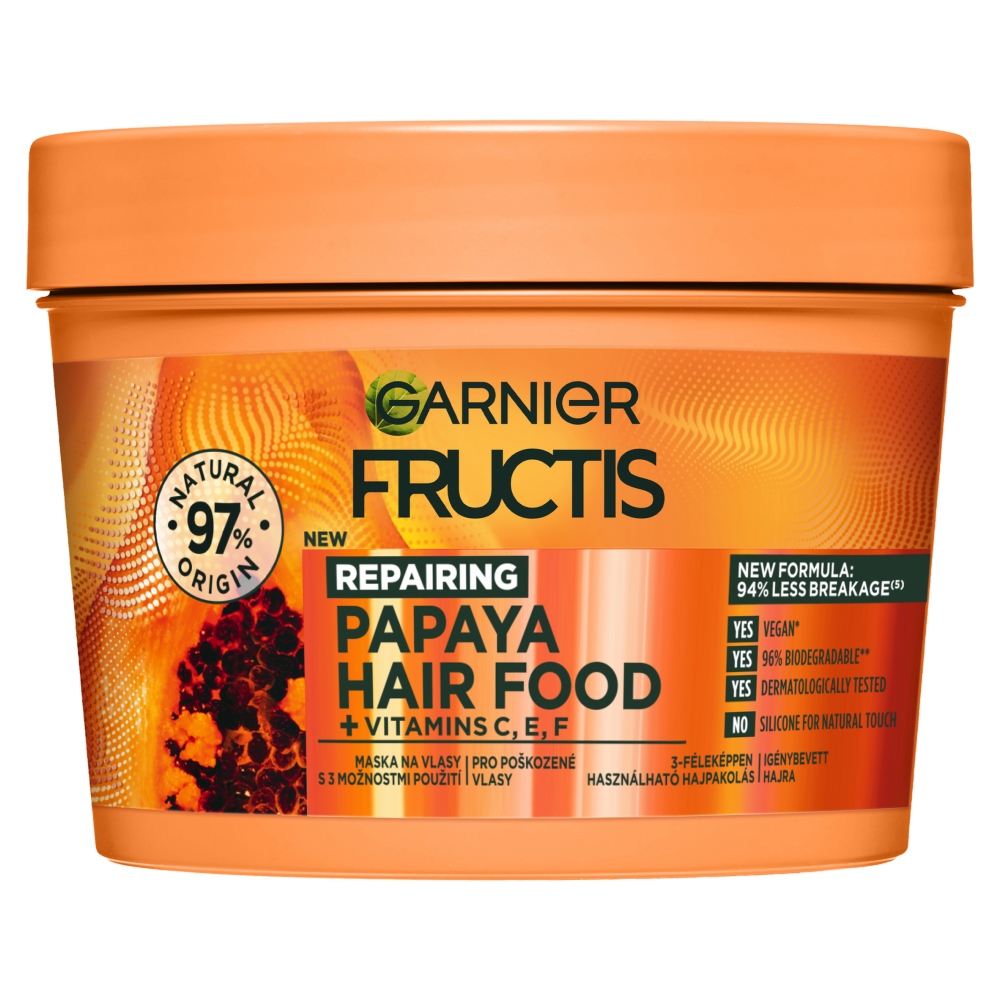 FRU HAIRFOOD maska 400ml Papaya