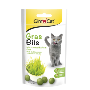 Gimcat GrasBits 40g s mačacou trávou