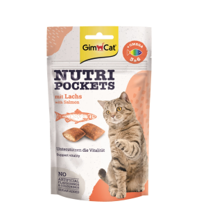 Gimcat Nutri vankúšiky 60g losos