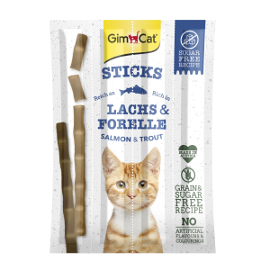Gimcat Sticks (4ks/bal) lososové tyčinky