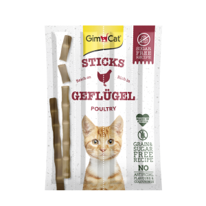 Gimcat Sticks (4ks/bal) hydinové tyčinky