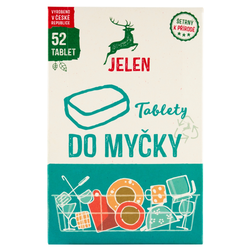 Jeleň tablety do umývačky (52ks/kra)