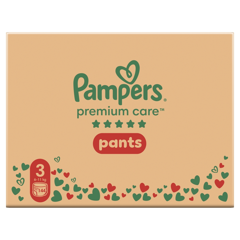 Pampers Prem Pants M.Box S3 (144ks/kra)
