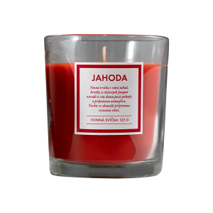 Q Home sviečka 125g jahoda