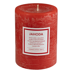 Q Home sviečka 340g jahoda