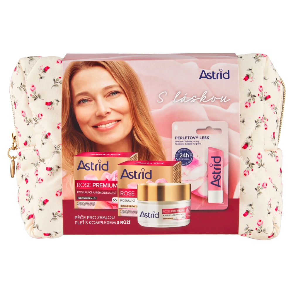 VK ASTRID (deň+noc krém 65+) ROSE+lip