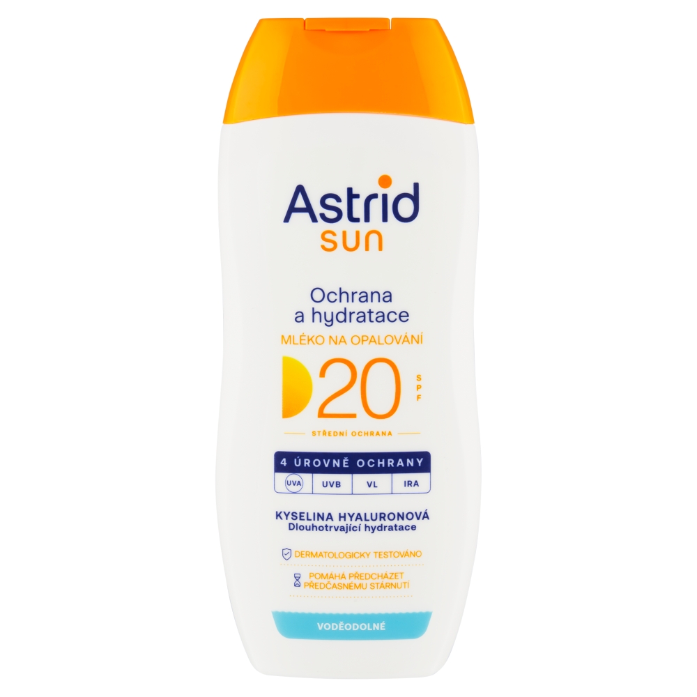 Sarantis Astrid Sun mlieko na opaľovanie SPF20 200 ml