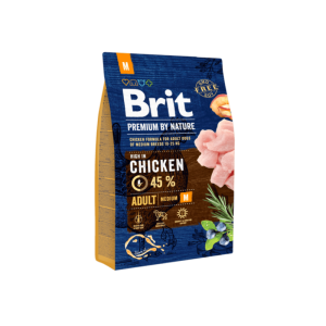 Brit Premium granule kura 3kg pes