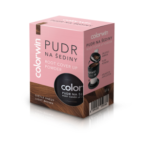 Colorwin púder 3,2g na šediny sv hnedý