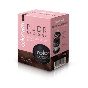 Colorwin púder 3,2g na šediny tm hnedý