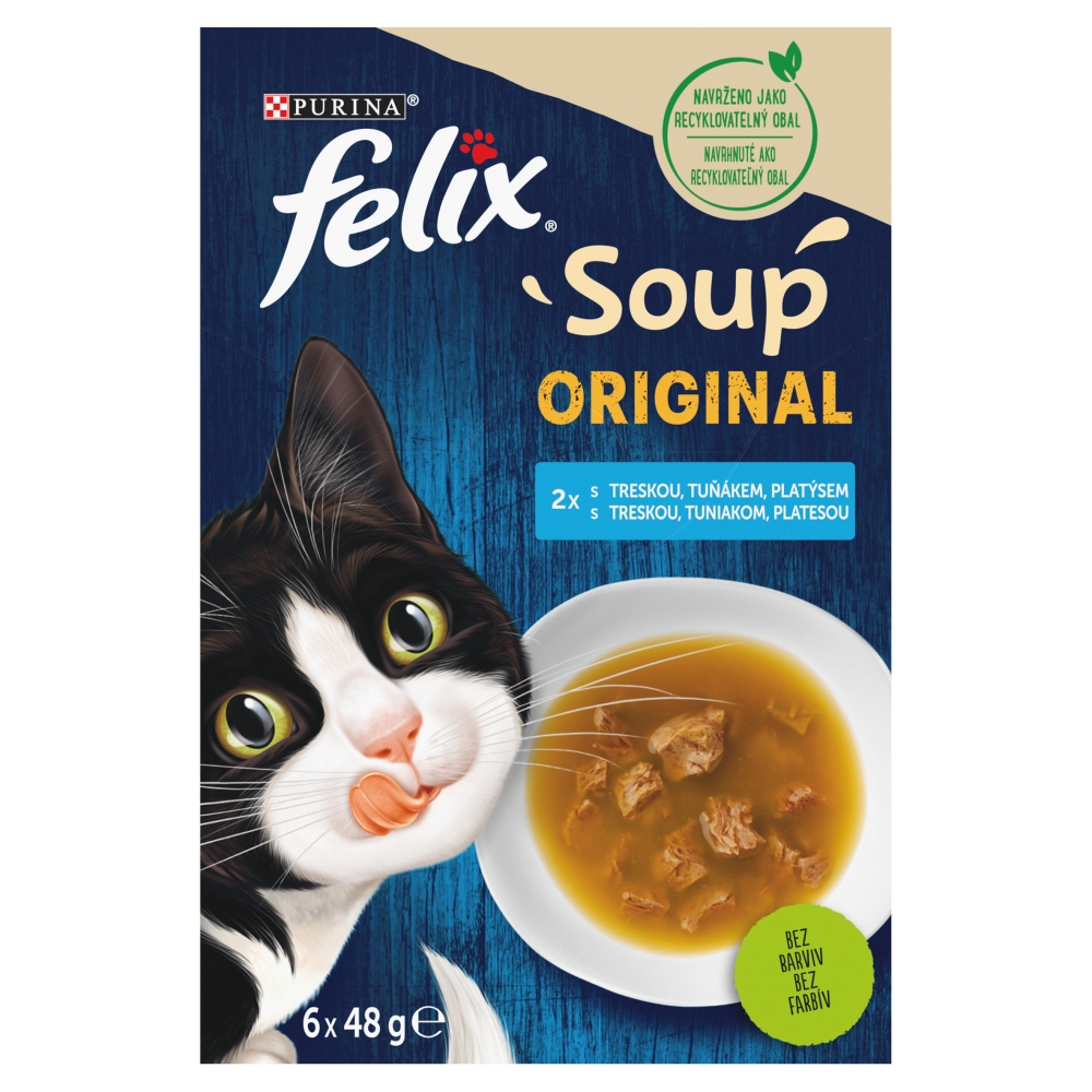 FELIX Soup (6x48g/kra) tres, ton a platý